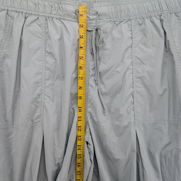 Daily Practice Anthropologie Base Jump Parachute Pants Womens Green Cargo Sz XL - Picture 7 of 13